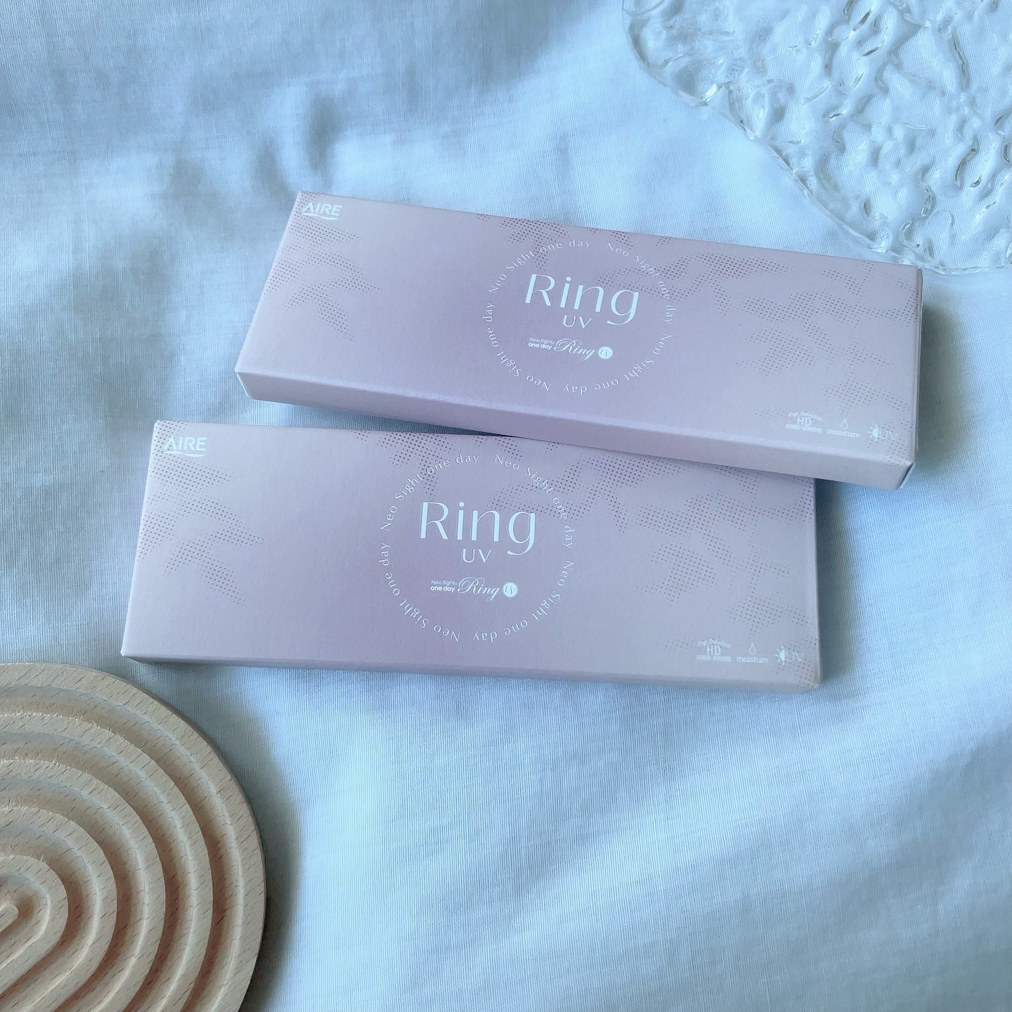 ネオサイトワンデー リングUV/Aire/ワンデー（１DAY）カラコンを使ったクチコミ（3枚目）