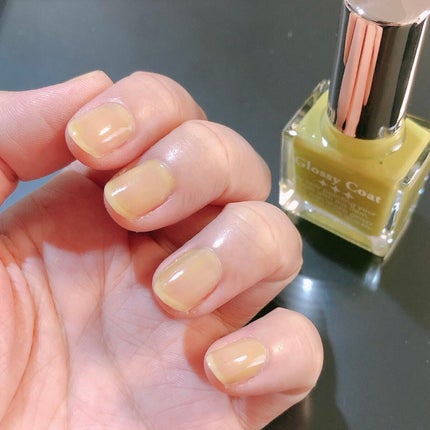 グロッシーコート ライムイエロー【旧】/スキューズミー/オールインワンネイルの画像