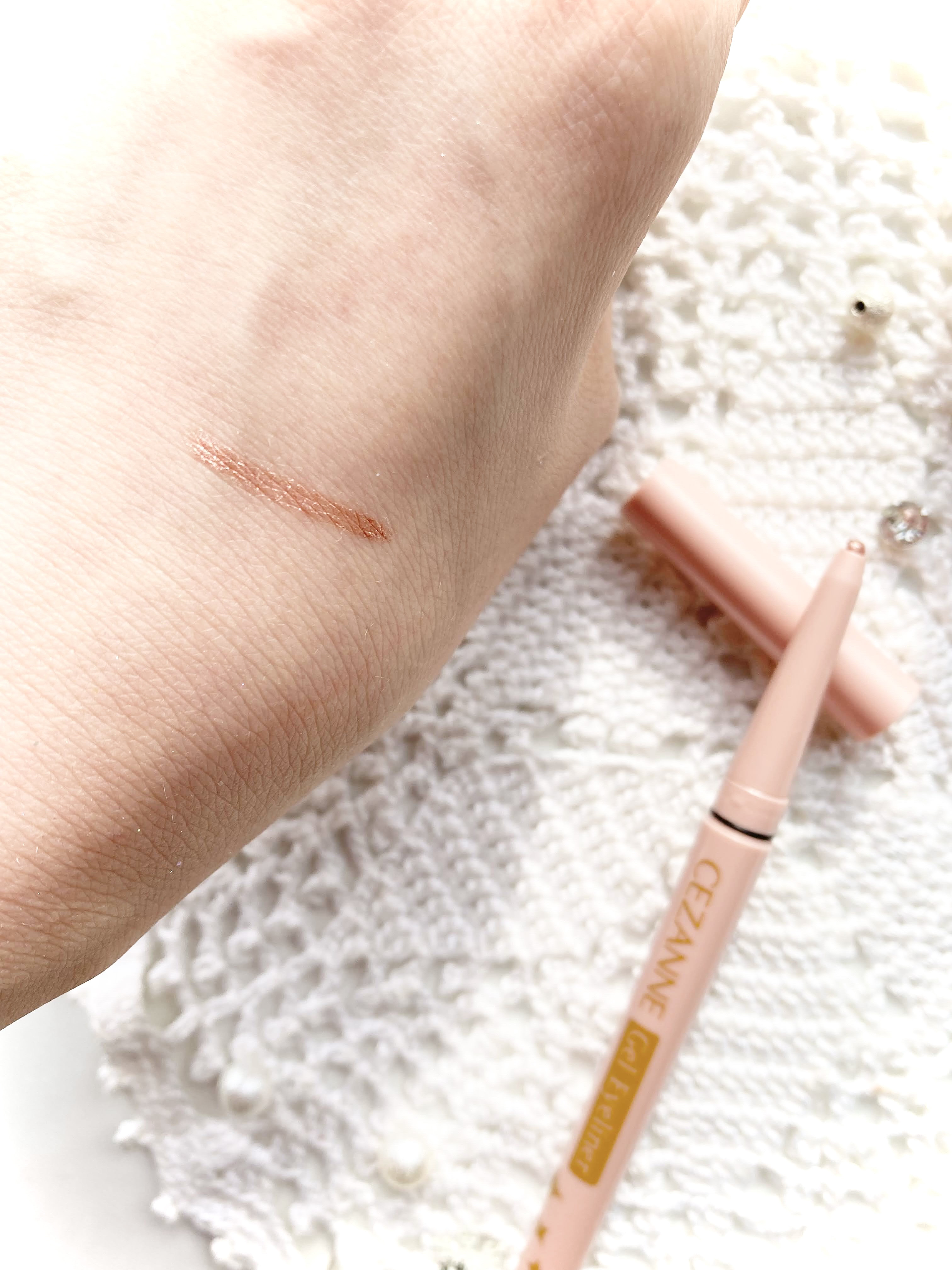 ジェルアイライナー/CEZANNE/ジェルアイライナーを使ったクチコミ（2枚目）