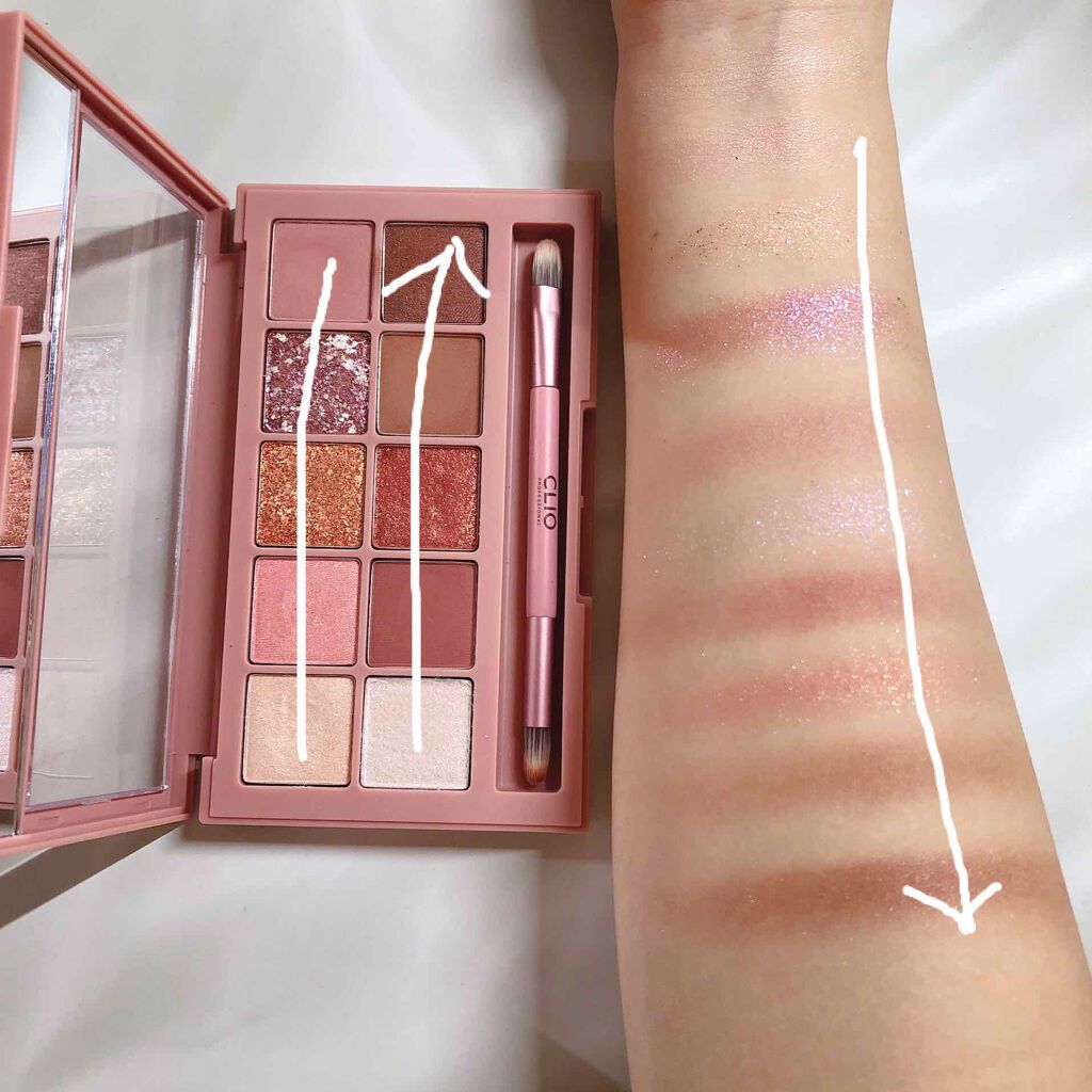 プロ アイ パレット/CLIO/アイシャドウパレットを使ったクチコミ（3枚目）