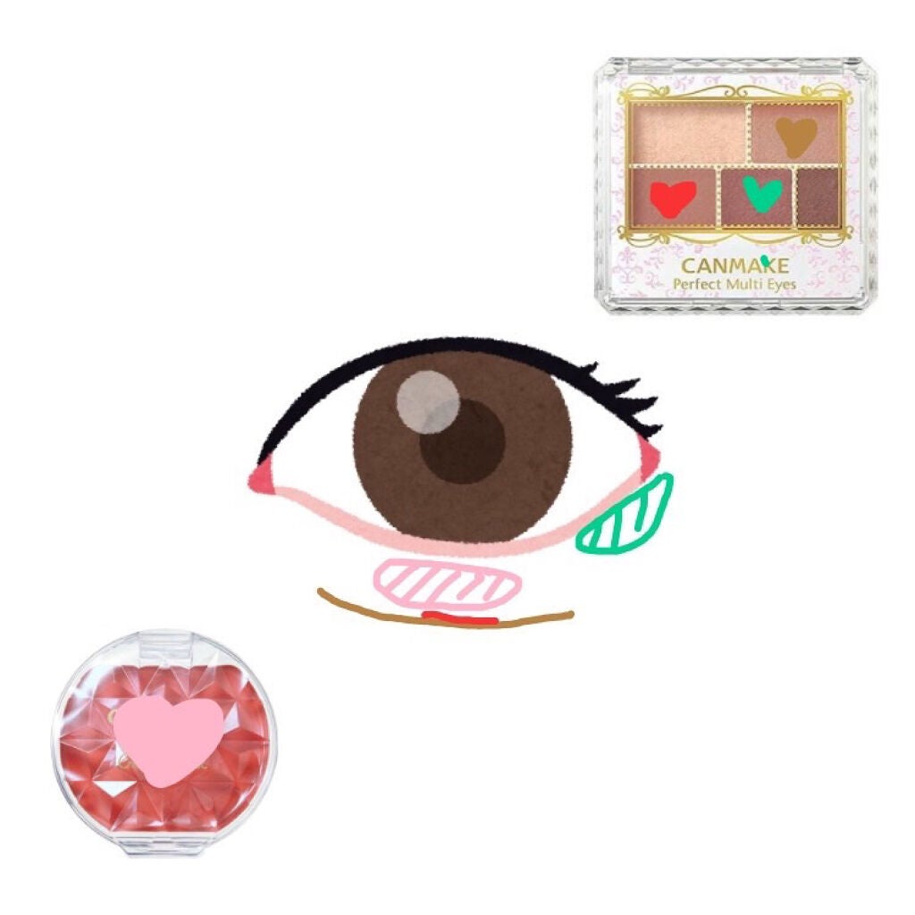 クリームチーク/キャンメイク/ジェル・クリームチークを使ったクチコミ(2枚目)