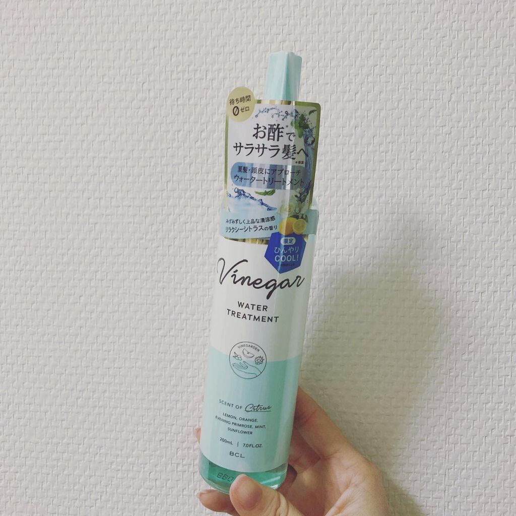 ウォータートリートメント クール/ビネガーデン/洗い流すヘアトリートメントを使ったクチコミ（1枚目）
