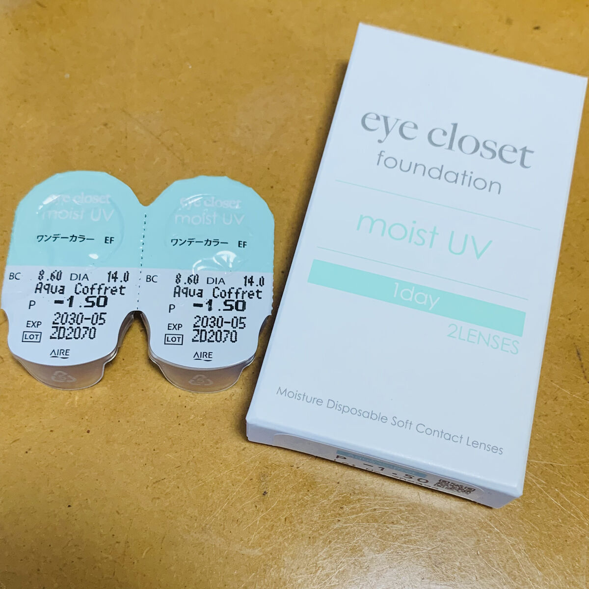 eye closet MOIST UV/EYE CLOSET/ワンデー（１DAY）カラコンを使ったクチコミ（2枚目）