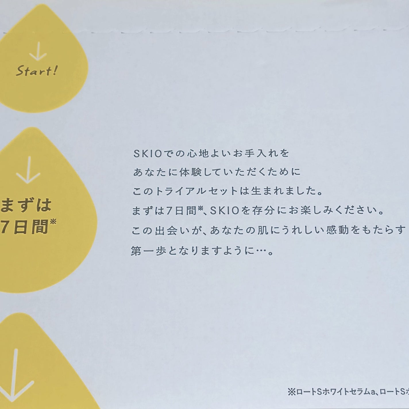SKIOトライアルキット/SKIO/トライアルキットを使ったクチコミ(2枚目)