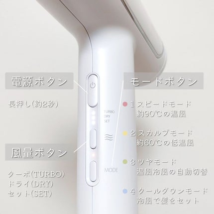 ツヤモイストドライヤー/FESTINO/ドライヤーを使ったクチコミ(3枚目)