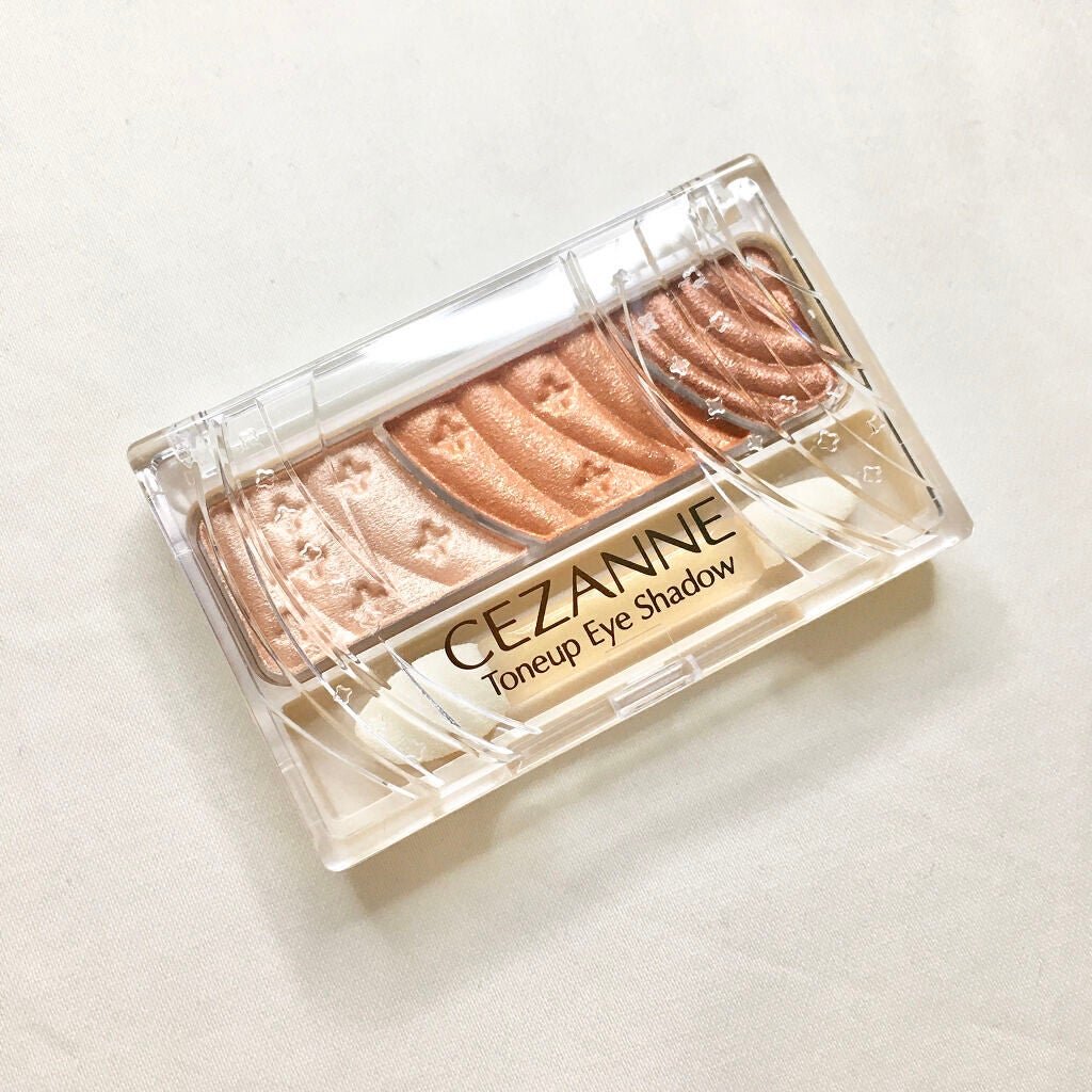 トーンアップアイシャドウ/CEZANNE/アイシャドウパレットを使ったクチコミ(2枚目)