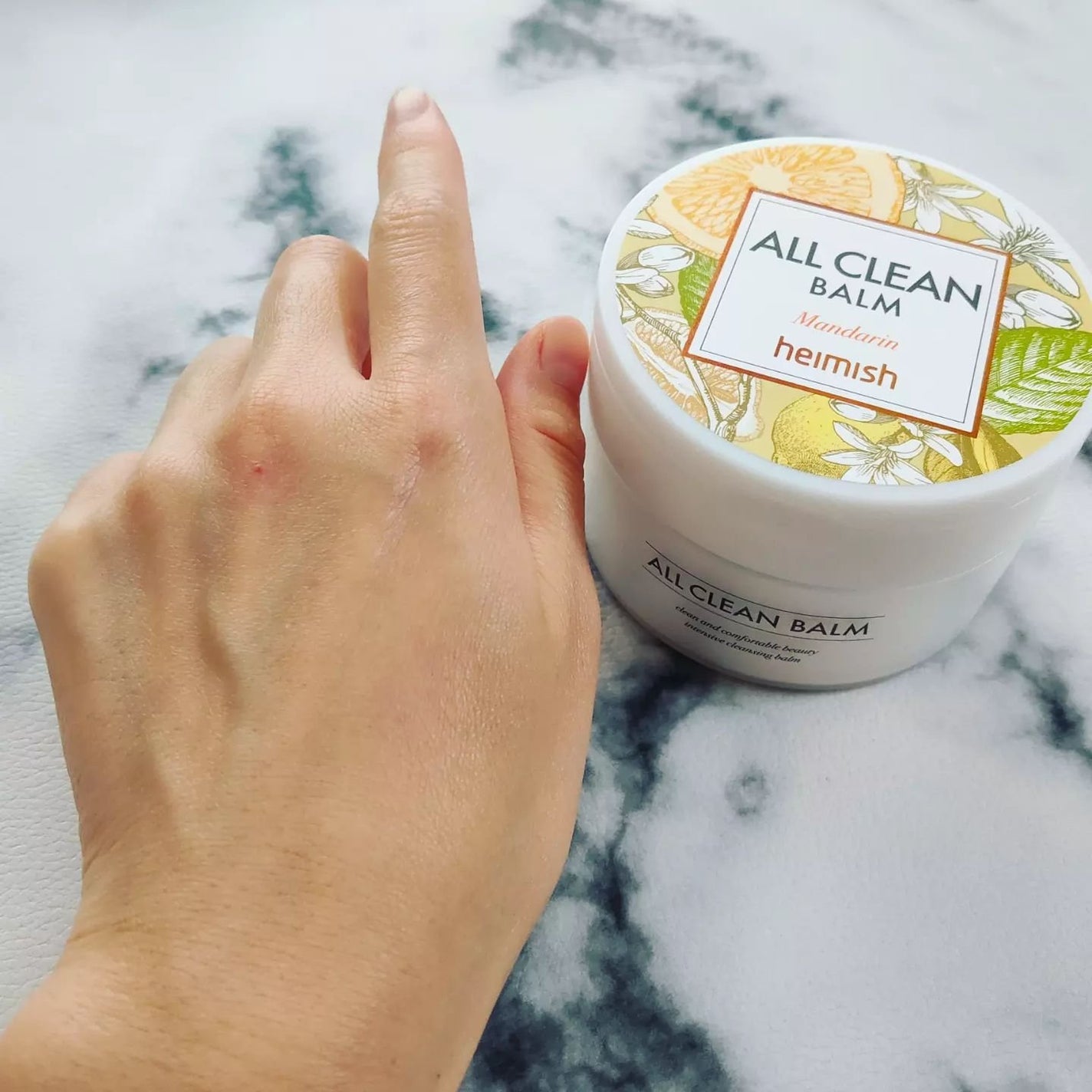 オールクリーンバーム マンダリン/heimish/クレンジングバームを使ったクチコミ(5枚目)