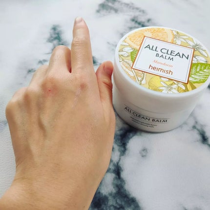 オールクリーンバーム マンダリン/heimish/クレンジングバームを使ったクチコミ(5枚目)