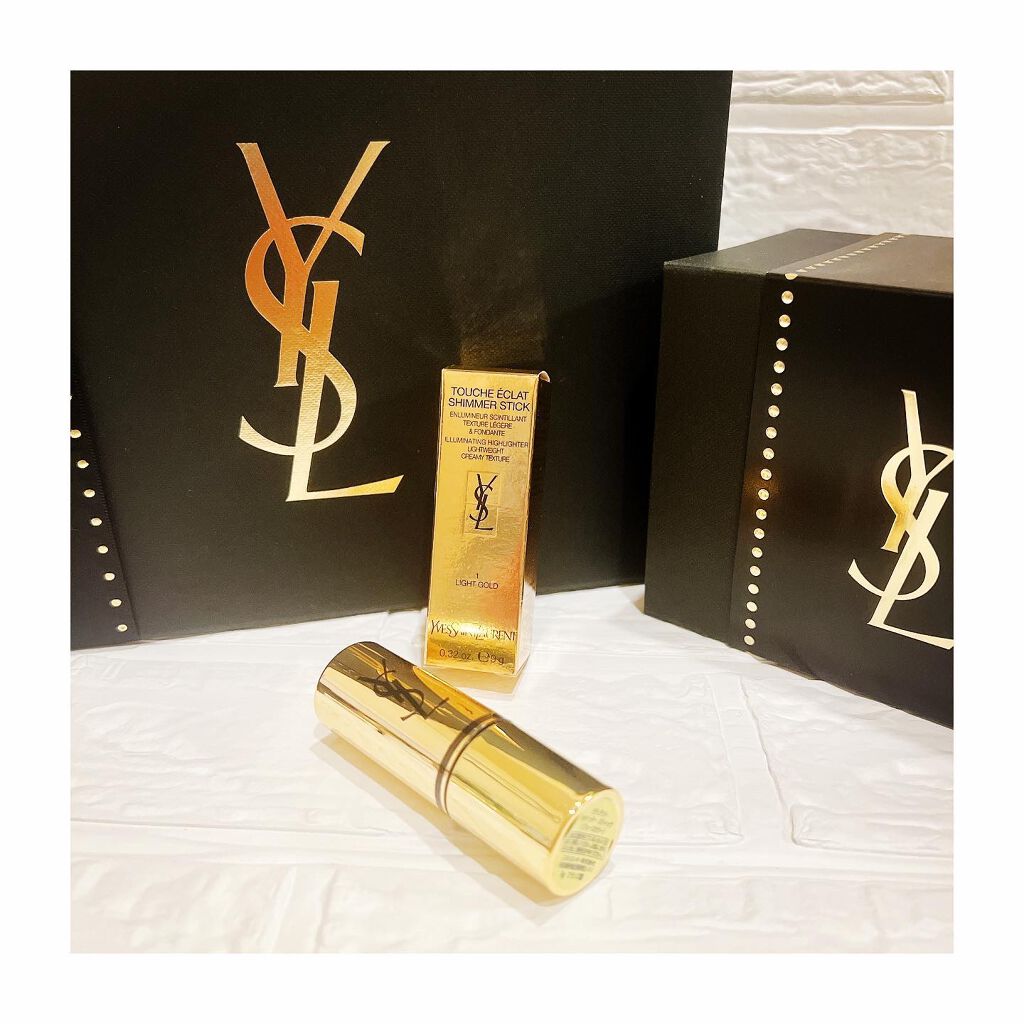 ラディアント タッチ シマー スティック/YVES SAINT LAURENT BEAUTE/ジェル・クリームチークを使ったクチコミ（2枚目）