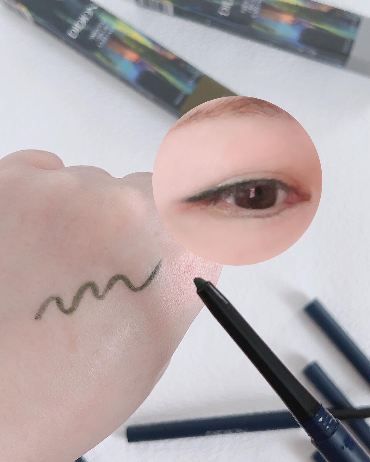 スムース カラー アイライナー/DIDION/ペンシルアイライナーを使ったクチコミ(4枚目)