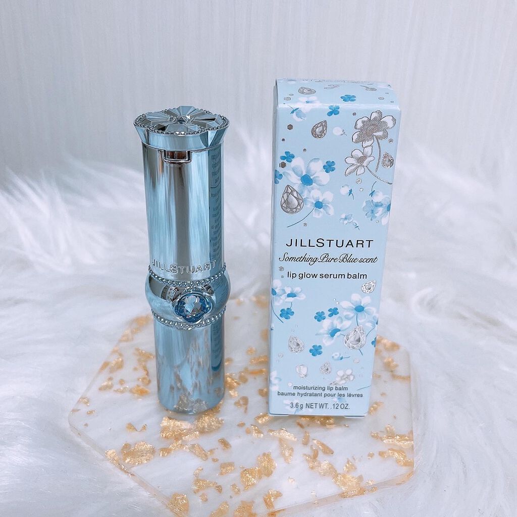 ジルスチュアート サムシングピュアブルー リップグロウセラムバーム 2本 ジルスチュアート サムシングピュアブルー リップグロウセラム
