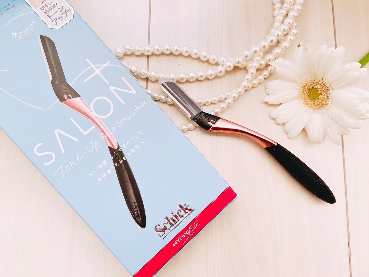 サロンプラス トーンアップ フェイススムーサー ホルダー（刃付き）/サロンプラス/シェーバーを使ったクチコミ（2枚目）