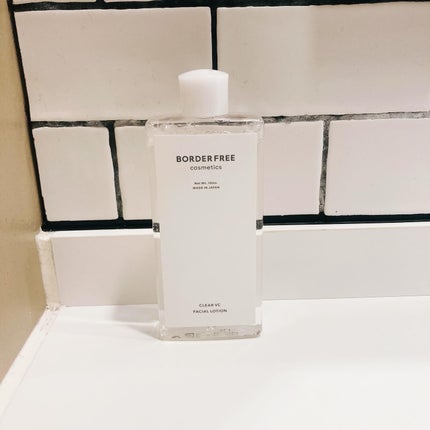 クリアVCフェイシャルローション/BORDER FREE cosmetics/化粧水を使ったクチコミ(1枚目)