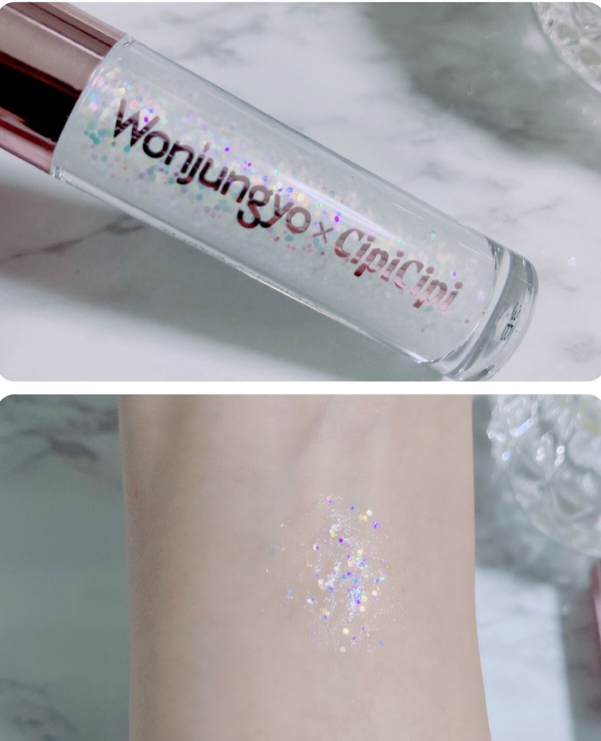 ウォンジョンヨ　ダイヤモンドライナー/Wonjungyo/リキッドアイシャドウを使ったクチコミ（3枚目）