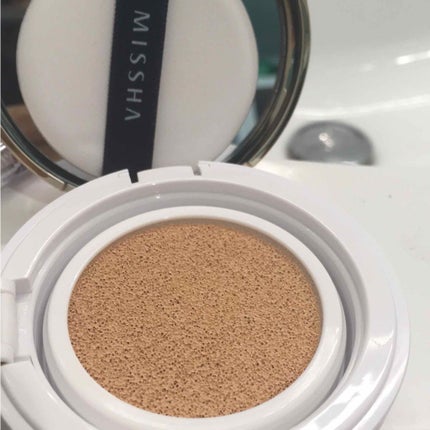 M クッション ファンデーション(モイスチャー)/MISSHA/クッションファンデーションを使ったクチコミ(2枚目)