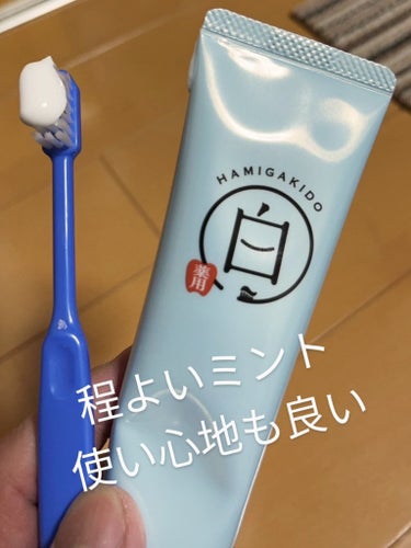 歯磨き堂 薬用ホワイトニングペースト/歯磨き堂/歯磨き粉を使ったクチコミ（2枚目）