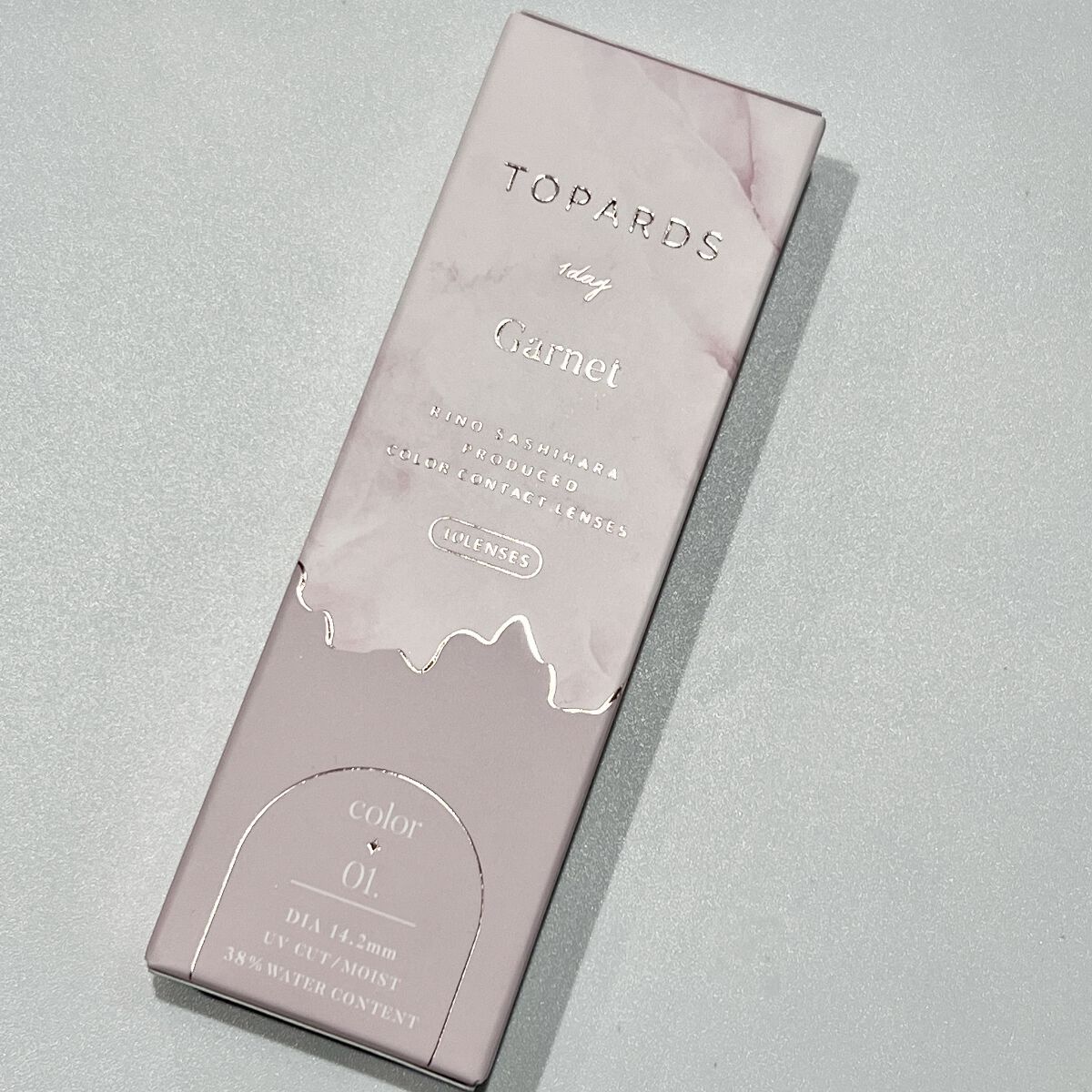 TOPARDS 1day ガーネット/TOPARDS/ワンデー（１DAY）カラコンを使ったクチコミ（1枚目）