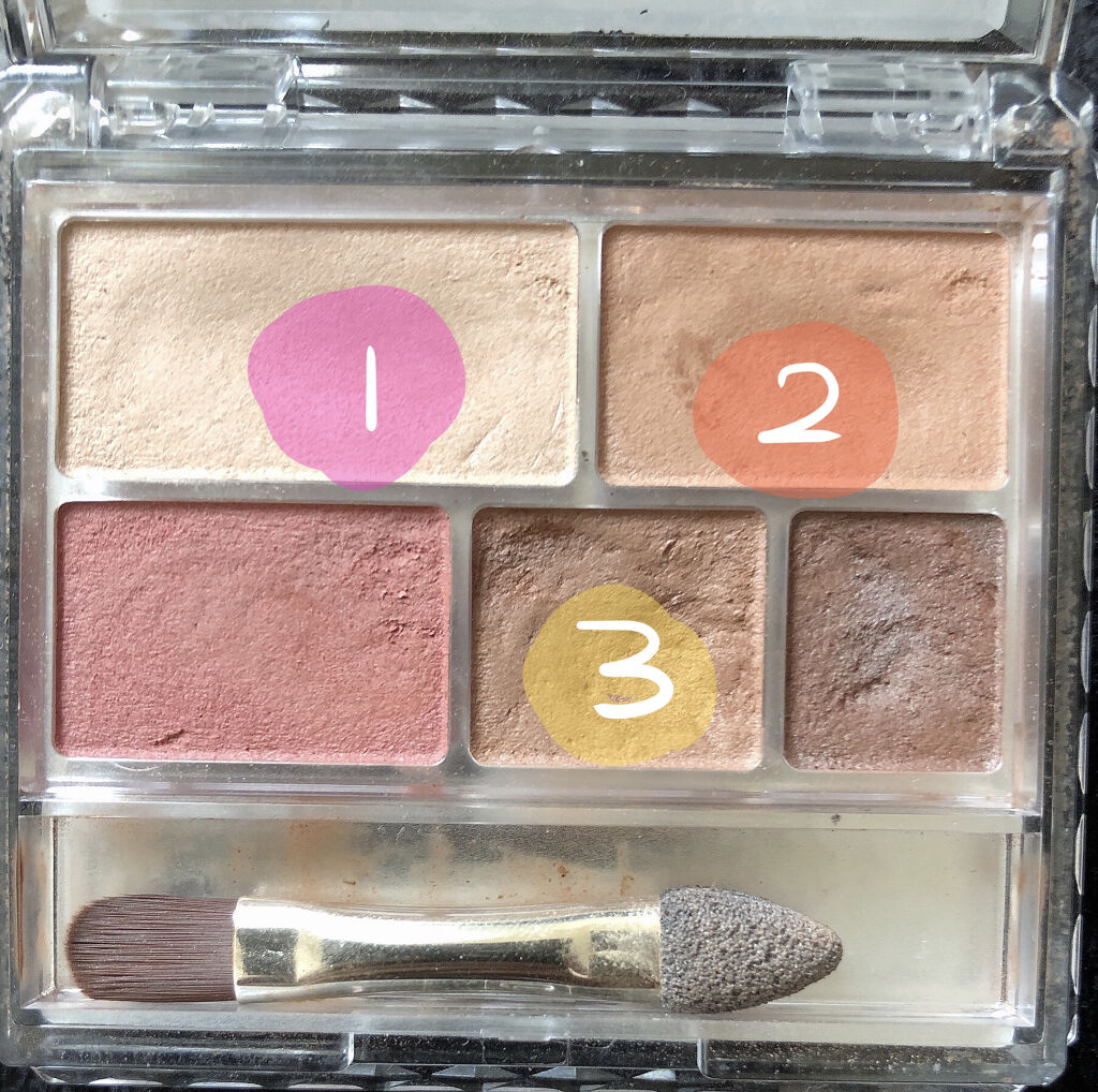 パーフェクトマルチアイズ/キャンメイク/アイシャドウパレットを使ったクチコミ（1枚目）