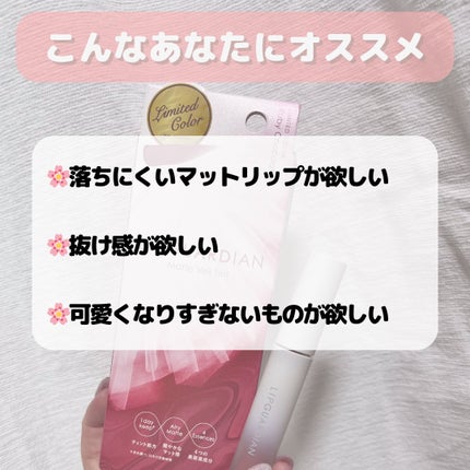 マットヴェールティント/LIPGUARDIAN/リップティントを使ったクチコミ(5枚目)
