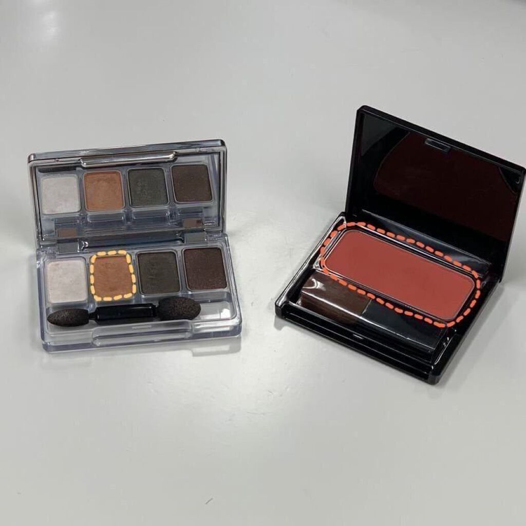 アプリコットメイク☀️
使用したコスメは #ニュアンスブラウンアイパレット のマニッシュブラウンと #ベルベットチークカラー のダークオレンジです！🦊🍊 https://t.co/RRZWB5ytI1