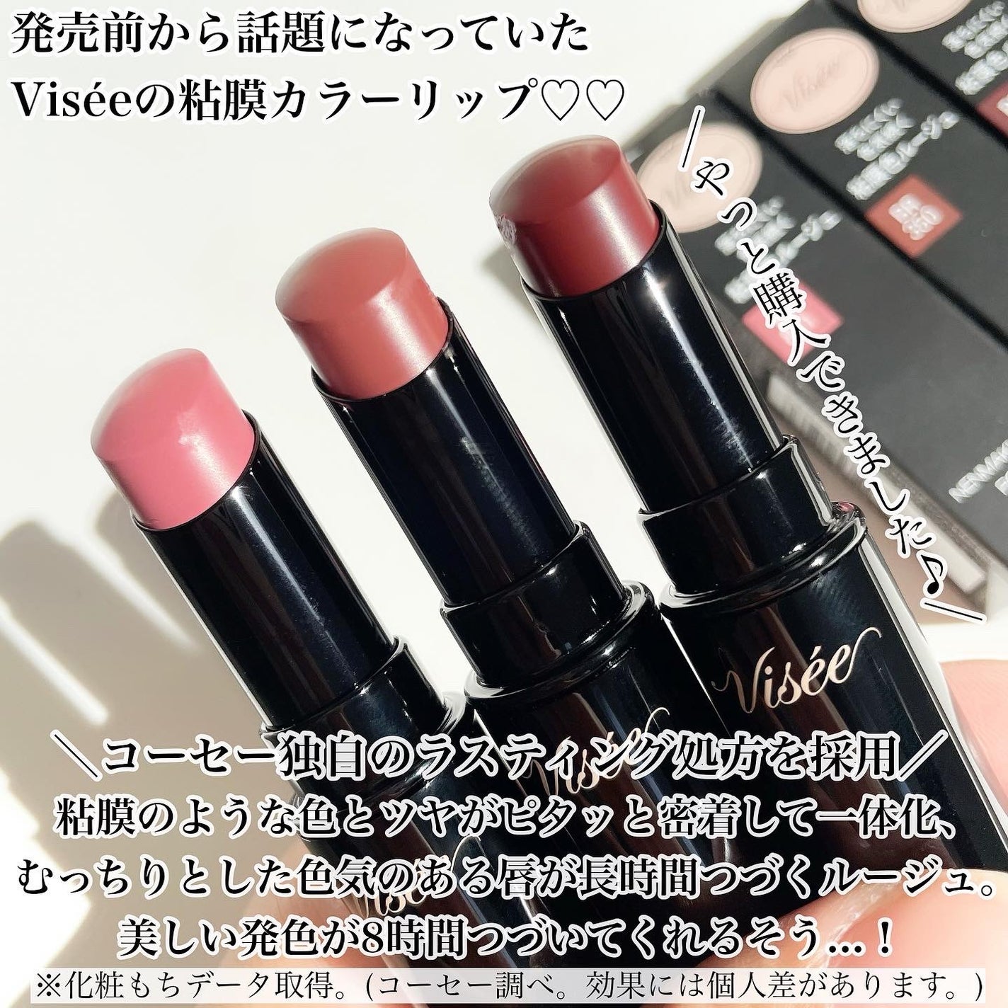 ネンマクフェイク ルージュ/Visée/口紅を使ったクチコミ(2枚目)