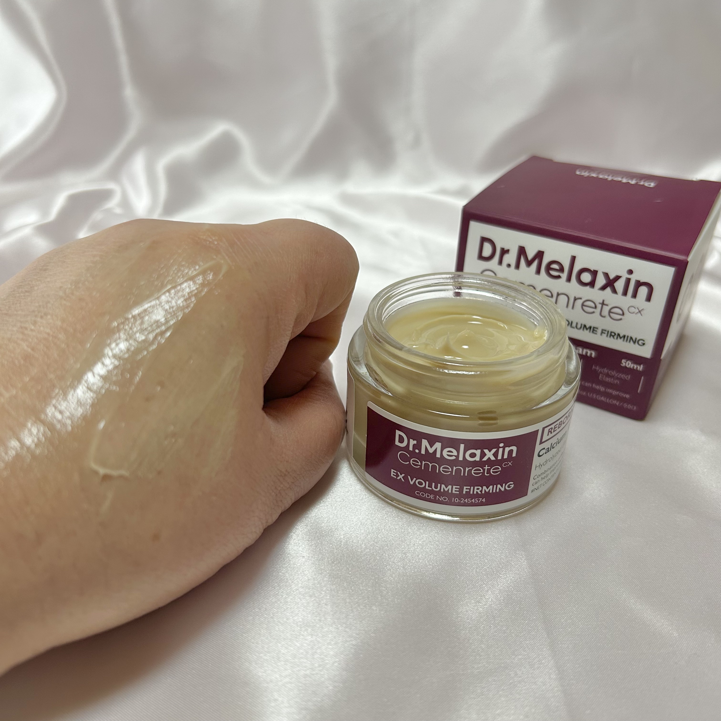 Cemenrete Calcium Intense Cream/Dr.Melaxin/フェイスクリームを使ったクチコミ（3枚目）