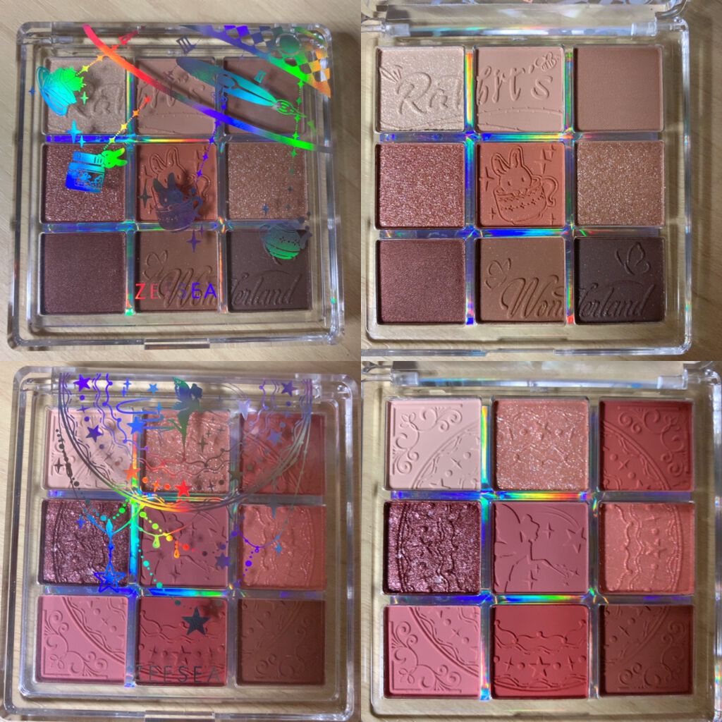 クォーツ 9色アイシャドウパレット(ドリームランドアイシャドウ)/ZEESEA/アイシャドウパレットを使ったクチコミ(2枚目)
