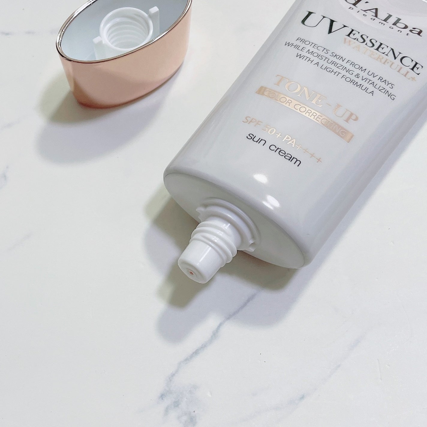 ウォータフルトーンアップサンクリーム/ダルバ/日焼け止めクリームを使ったクチコミ(5枚目)