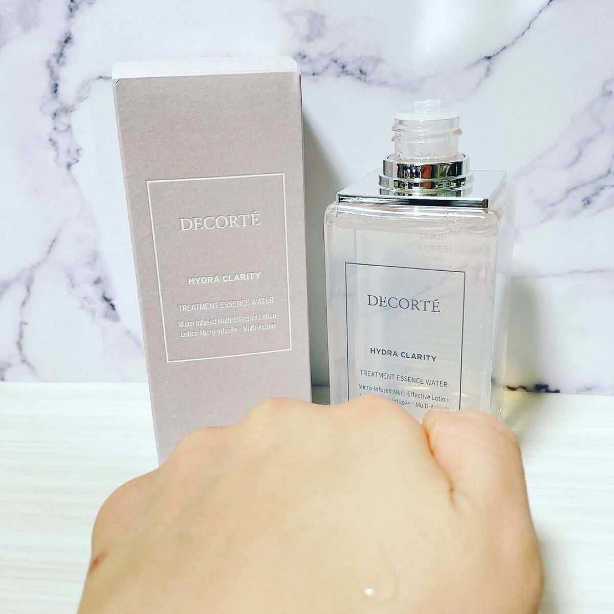 イドラクラリティ 薬用 トリートメント エッセンス ウォーター/DECORTÉ/化粧水を使ったクチコミ(3枚目)