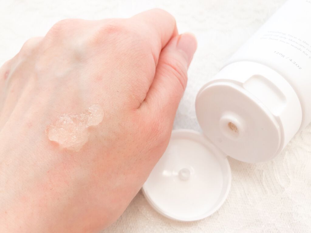 マンナンジェリーハイドロウォッシュ/PLUEST/洗顔料を使ったクチコミ(2枚目)