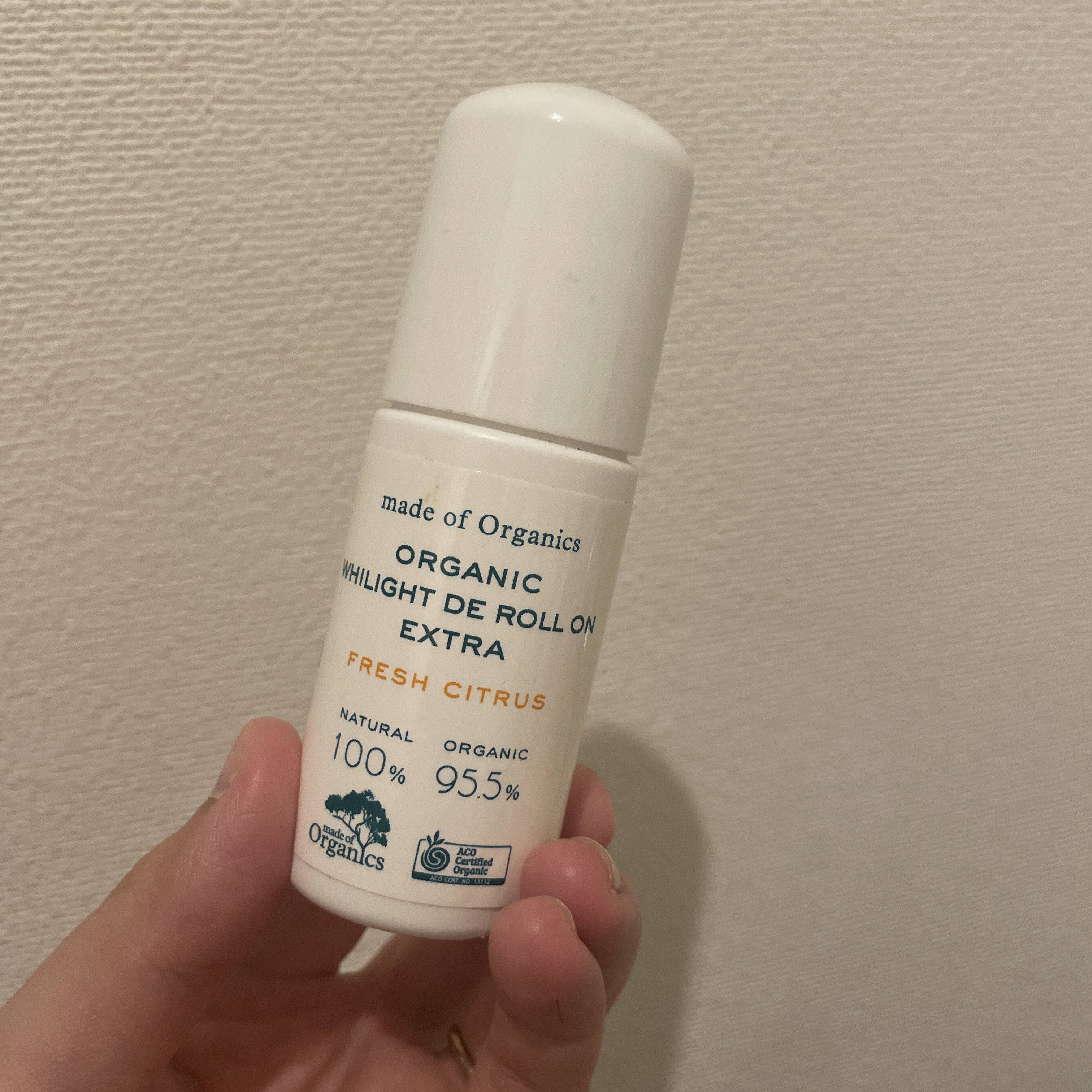 ホワイライト DE ロールオン/made of Organics/デオドラント・制汗剤を使ったクチコミ（1枚目）
