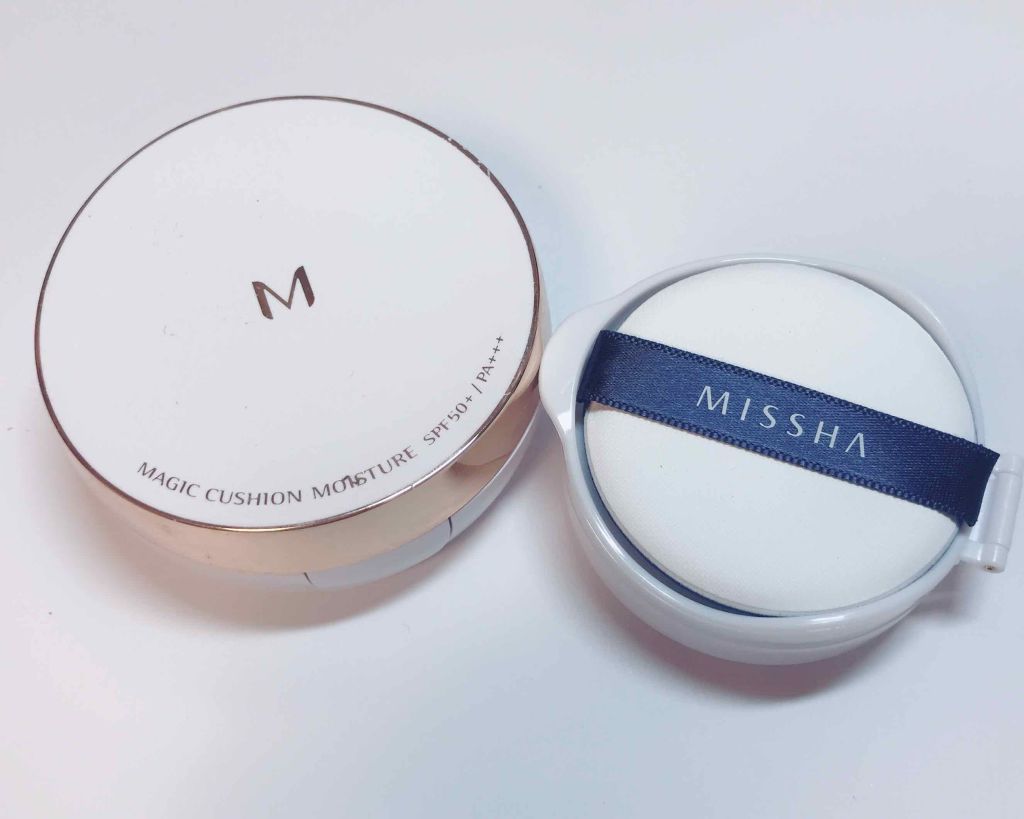 M クッション ファンデーション(モイスチャー)/MISSHA/クッションファンデーションを使ったクチコミ（2枚目）