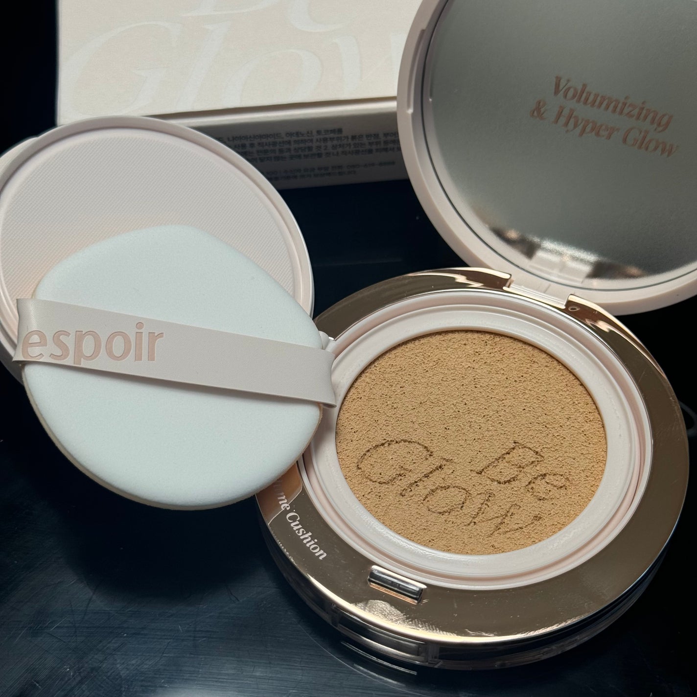 エスポア ビーグロー ボリュームクッション/espoir/クッションファンデーションを使ったクチコミ(4枚目)