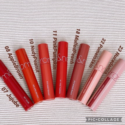 ジューシーラスティングティント/rom&nd/リップティントを使ったクチコミ(2枚目)