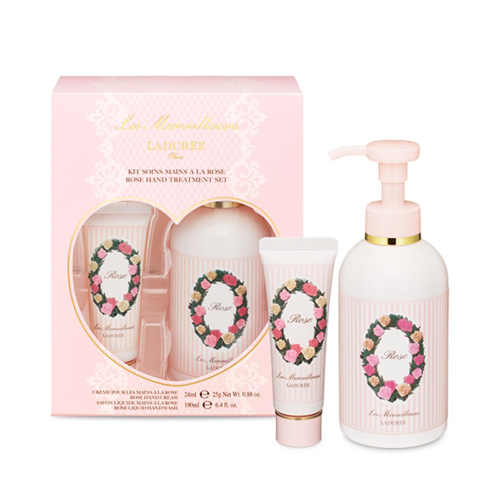 レ・メルヴェイユーズ ラデュレ ローズ ハンド トリートメント セット