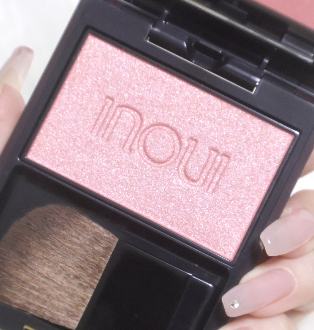 インウイ チーク 01 ナチュラルピンク/INOUI/パウダーチークを使ったクチコミ（3枚目）