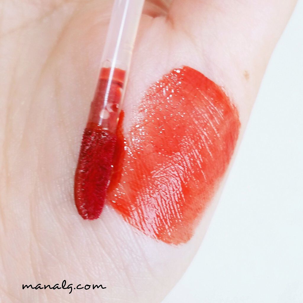 ジューシーラスティングティント/rom&nd/リップティントを使ったクチコミ（2枚目）