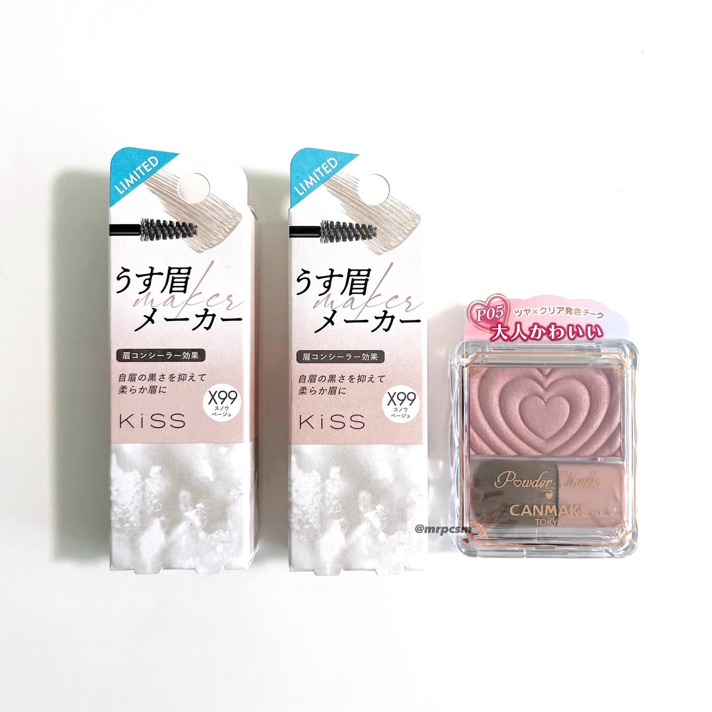 キス うす眉メーカー X99 スノウベージュ/KiSS/眉マスカラを使ったクチコミ（1枚目）