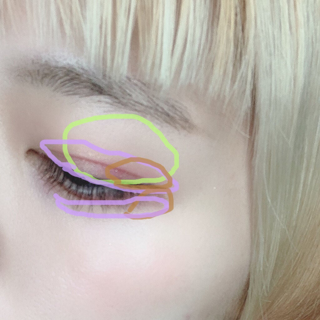 UR GLAM BLOOMING EYE COLOR PALETTE/U R GLAM/アイシャドウパレットを使ったクチコミ(3枚目)