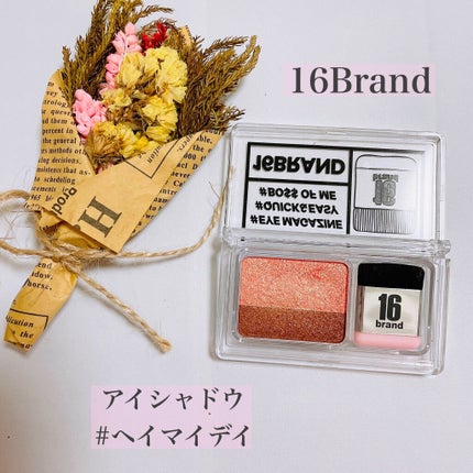 16 EYE MAGAZINE/16BRAND/アイシャドウパレットを使ったクチコミ(3枚目)