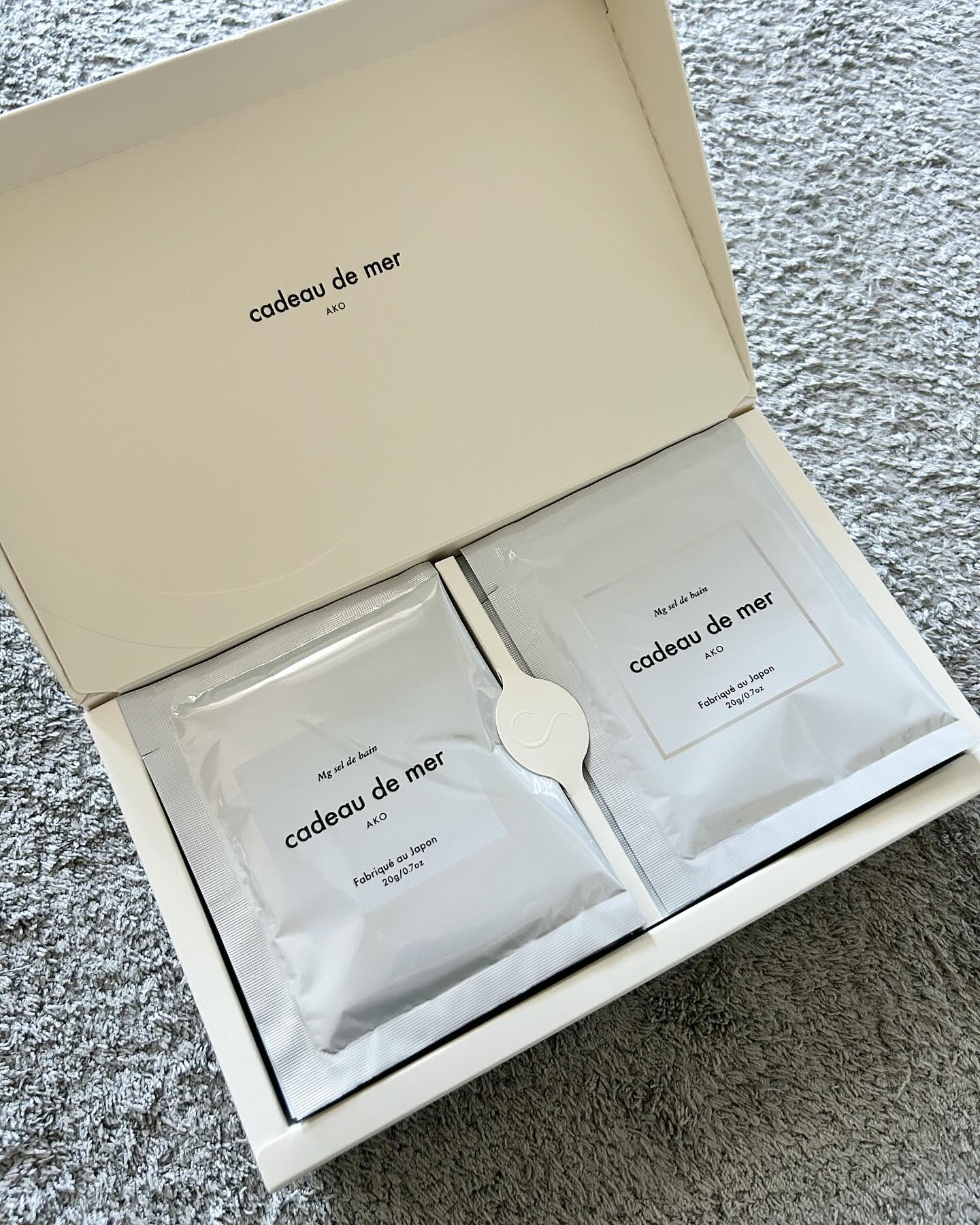 バスパウダー/cadeau de mer/炭酸系入浴剤を使ったクチコミ（1枚目）