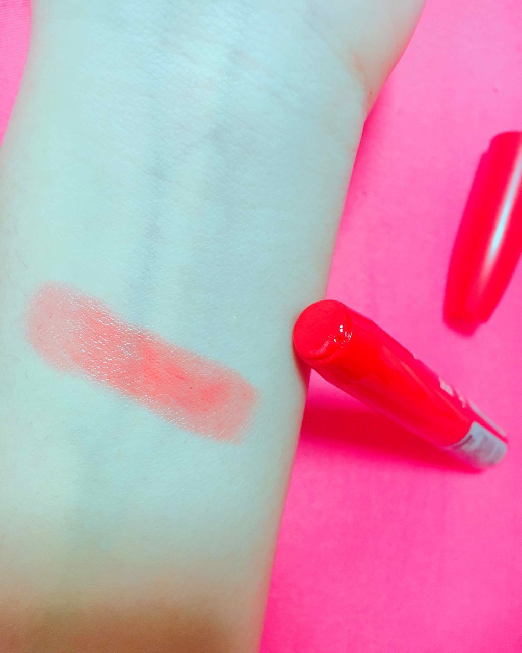 アプリコット スティックグロス/ETUDE/リップグロスを使ったクチコミ（2枚目）