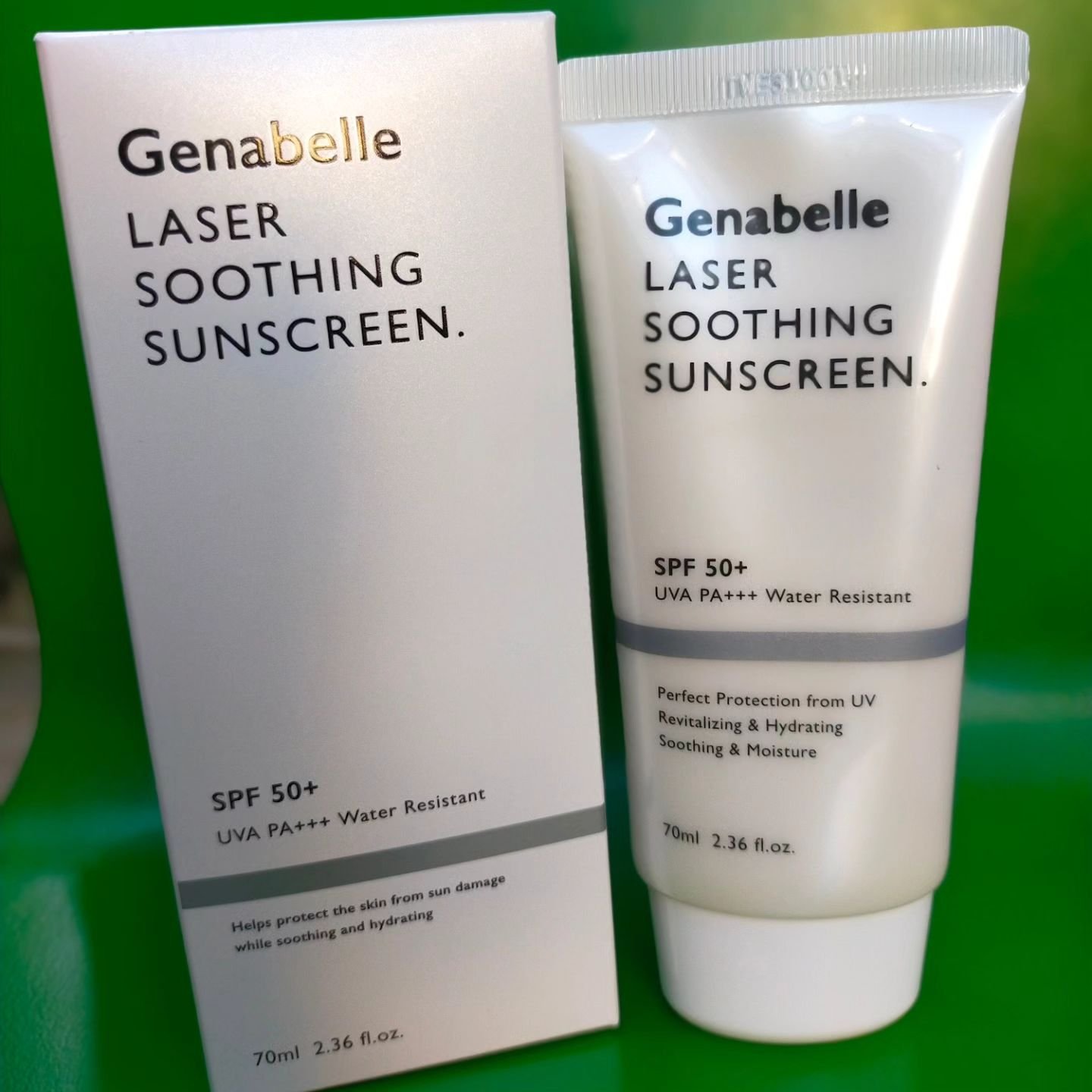レーザースージングサンスクリーン/Genabelle/日焼け止めクリームを使ったクチコミ（2枚目）