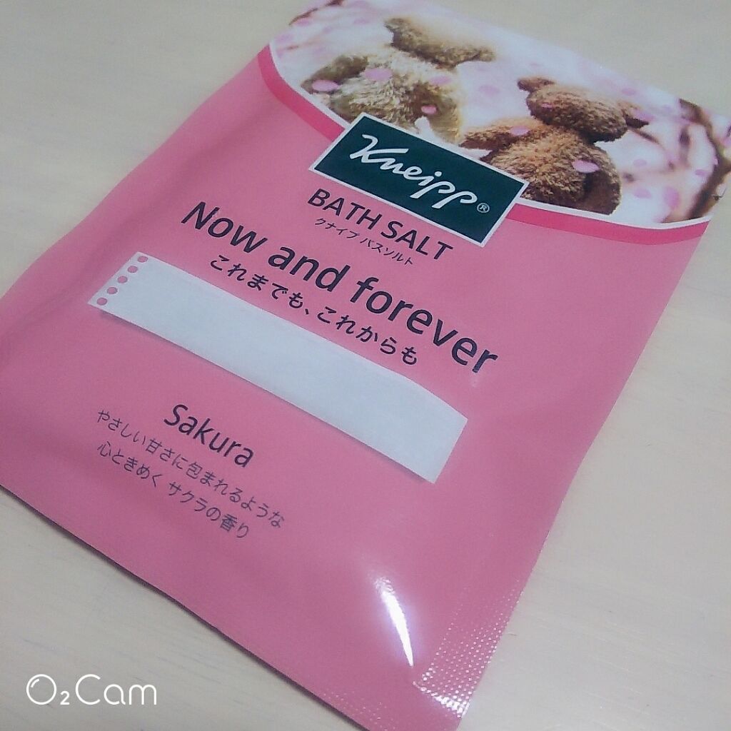 クナイプ バスソルト サクラの香り/クナイプ/無機塩系入浴剤を使ったクチコミ(1枚目)