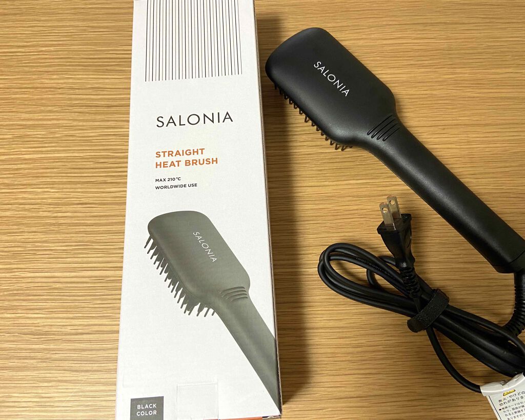SALONIA ストレートヒートブラシ/SALONIA/ヒートブラシを使ったクチコミ(1枚目)