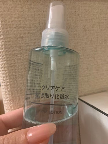 クリアケア拭き取り化粧水/無印良品/拭き取り化粧水を使ったクチコミ（1枚目）