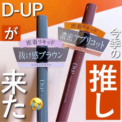 シルキーリキッドアイライナーWP/D-UP/リキッドアイライナーを使ったクチコミ(1枚目)