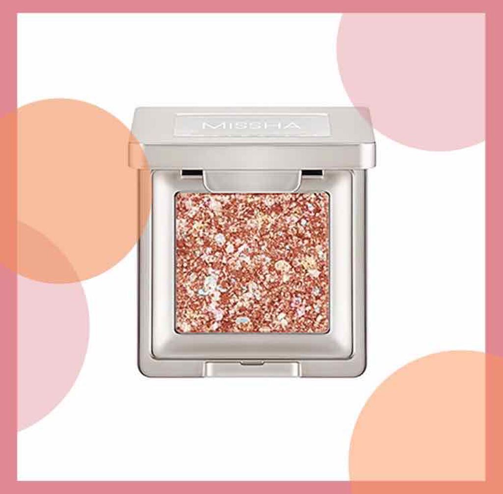 グリッタープリズム シャドウ CR01/MISSHA/グリッターを使ったクチコミ（2枚目）