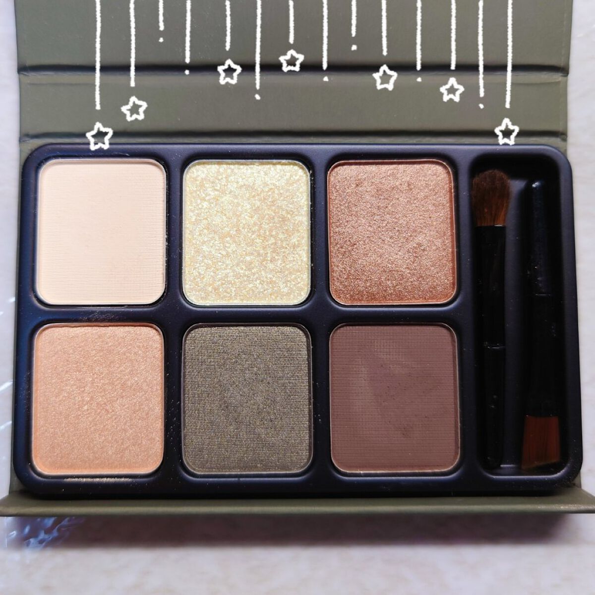 アイカラーパレット/heme/アイシャドウパレットを使ったクチコミ（2枚目）