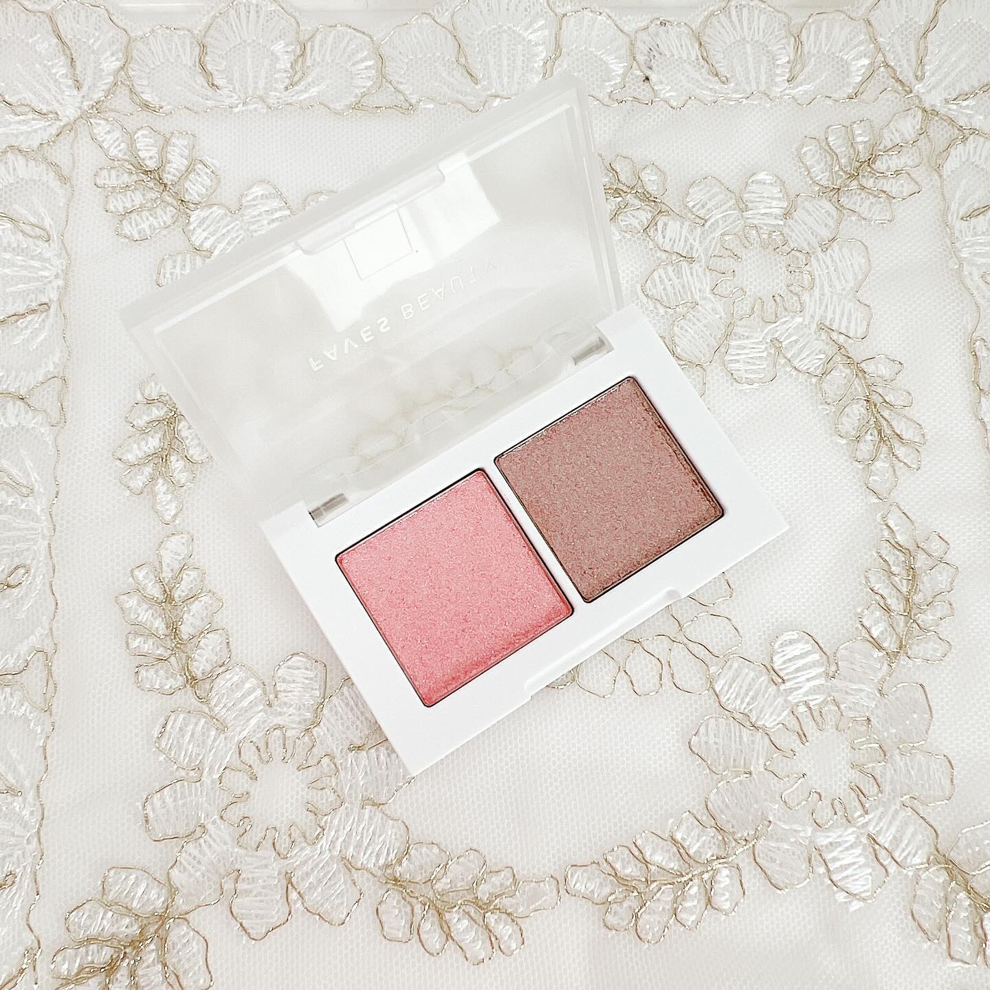 マイカラー デュオシャドウ/FAVES BEAUTY/アイシャドウパレットを使ったクチコミ（3枚目）